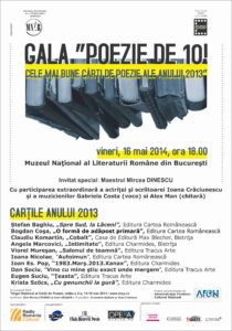 afis Gala Poezie de 10